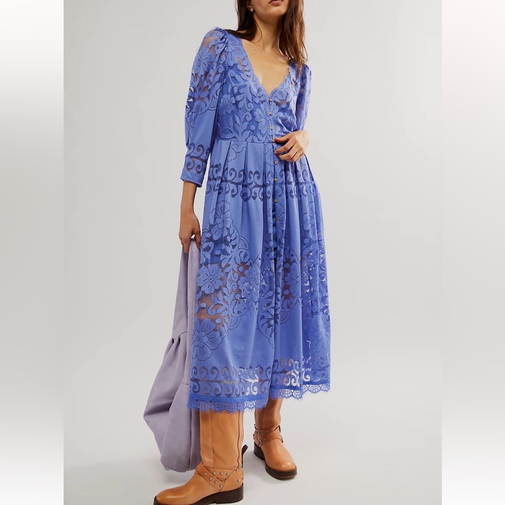 Free People Shadow Dance Midi XS NWT